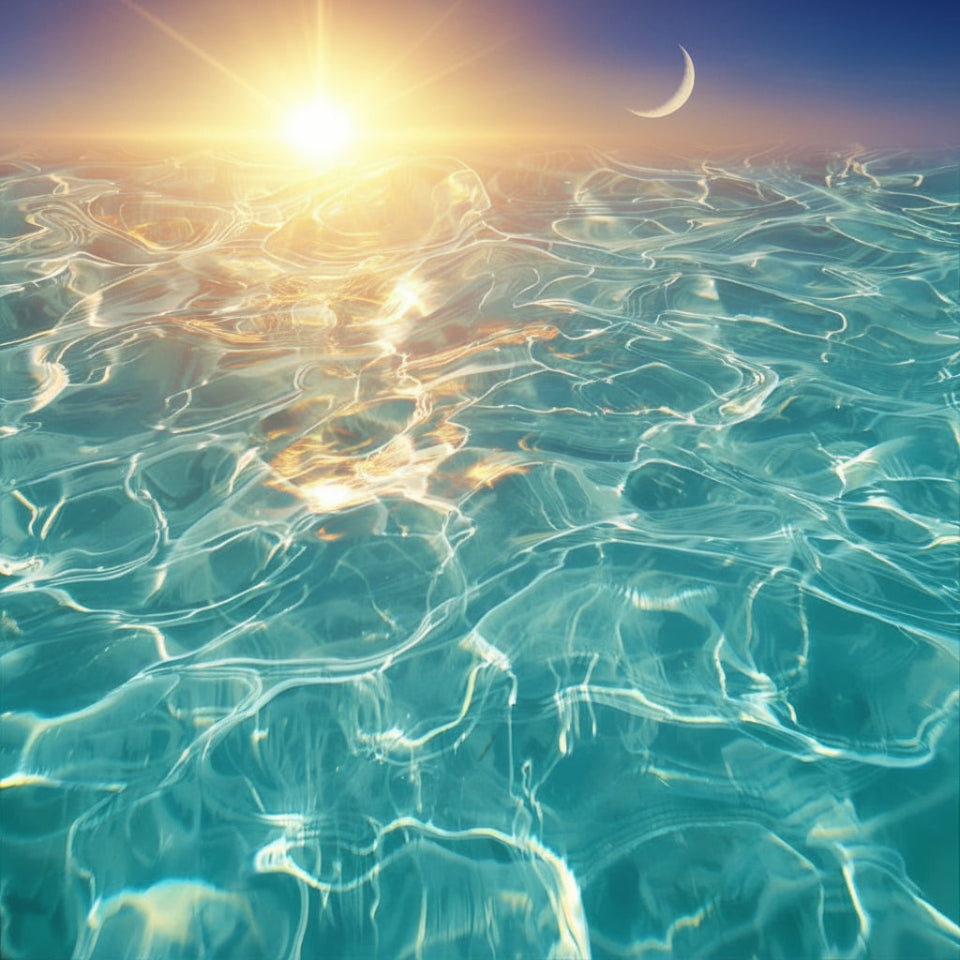海と月と太陽