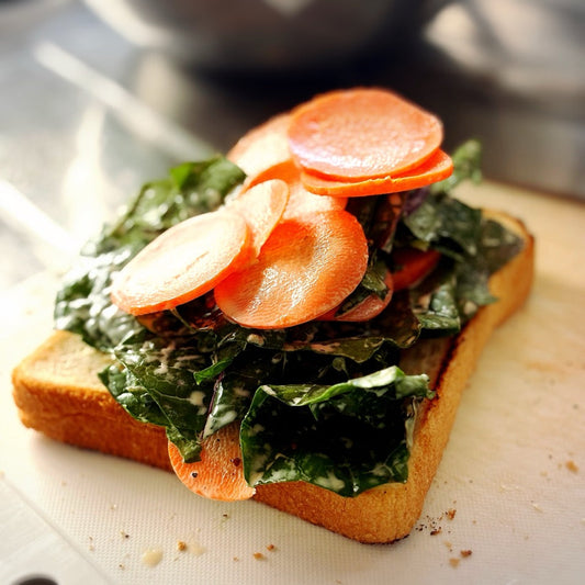 レッドロシアンケールのサンド